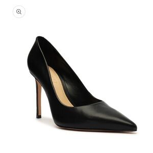 SCHUTZ Black Pointed Toe Heels